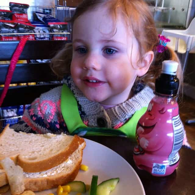 Lunch with the toddler