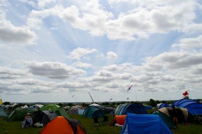 Larmer Tree Festival Camping