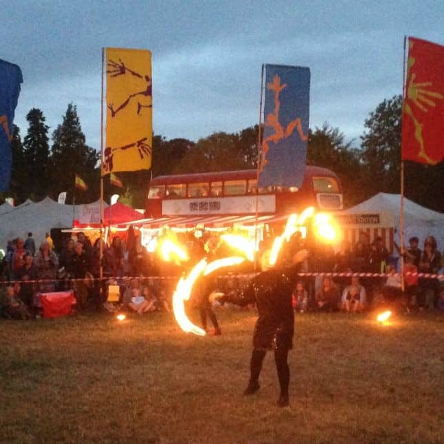 Larmer Tree Festival Fire Show