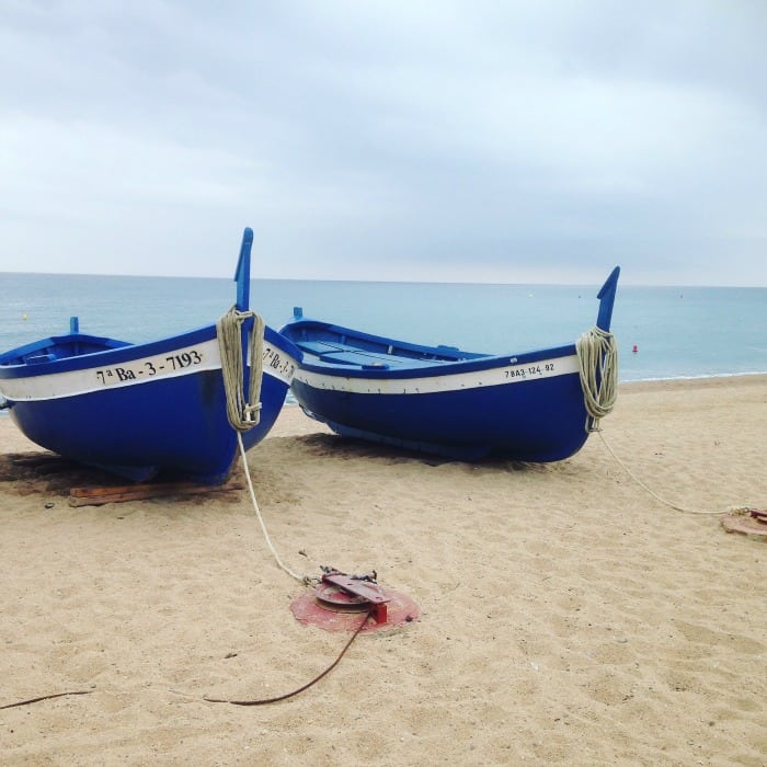 Fishing boats on the beach