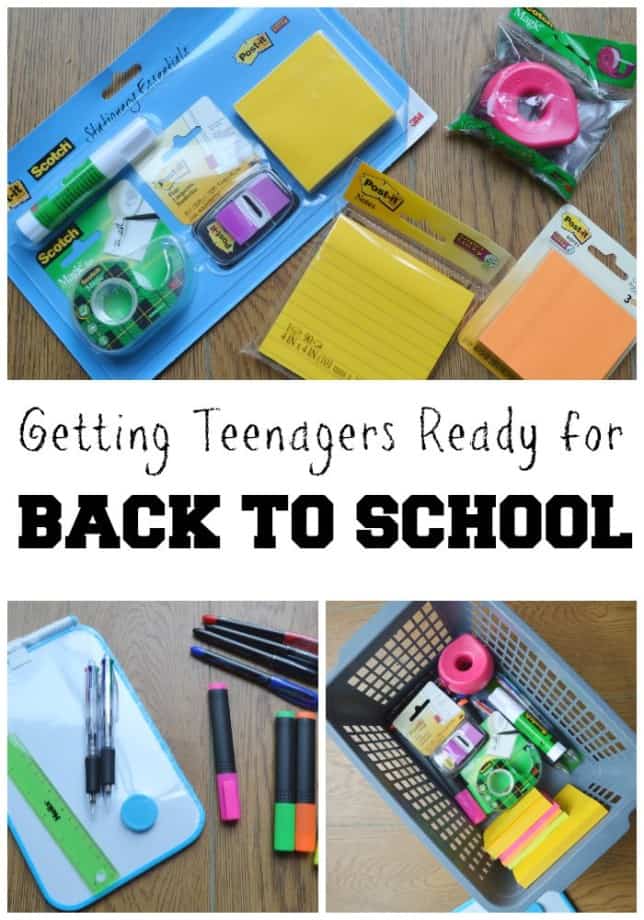 Getting Teenagers Ready For Back To School