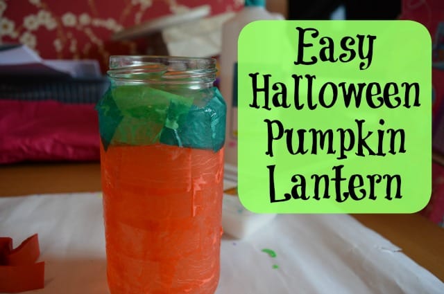 Easy Halloween Pumpkin Lantern