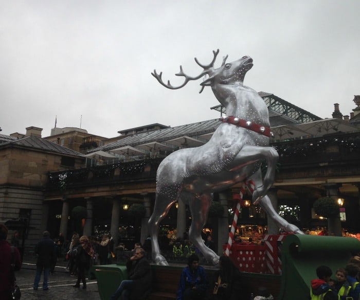 Reindeer in Covent Garden