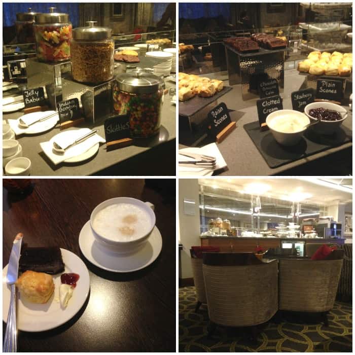 buffet bar in executive lounge at amba hotel