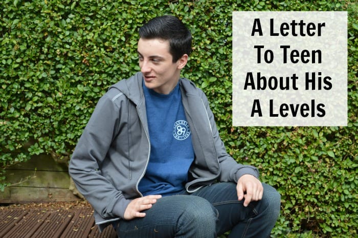 A Letter to teen about his a levels