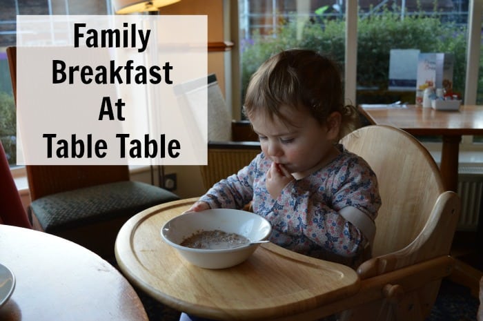 Family Breakfast At Table Table