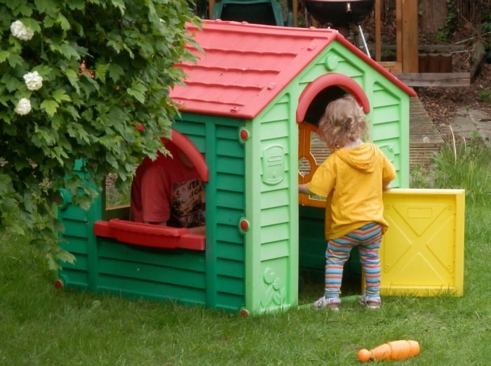 child in play house