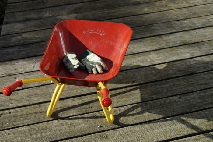 child's wheelbarrow