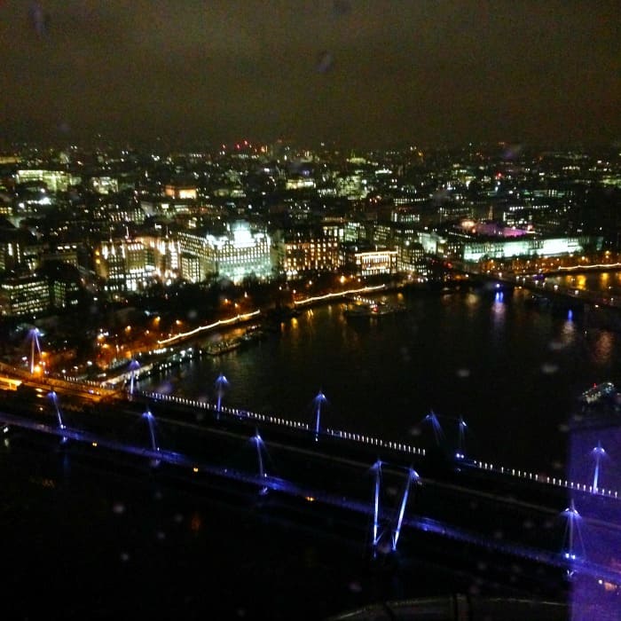 view from london eye