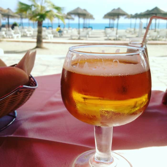 Beer on holiday