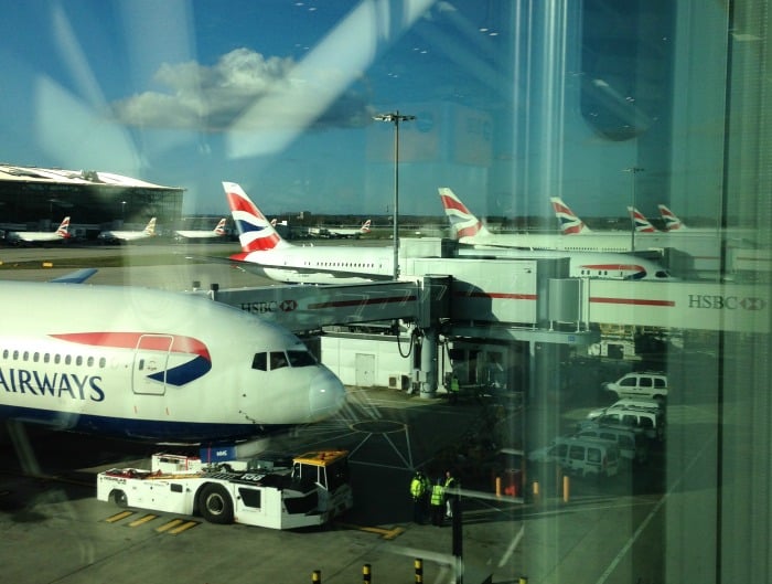 British Airways Planes At Heathrow