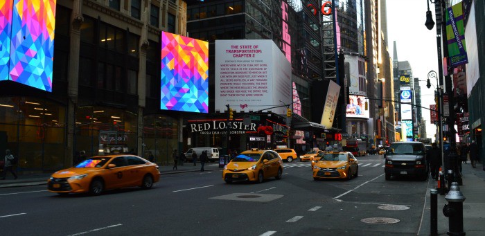 New York Street Yellow Cabs