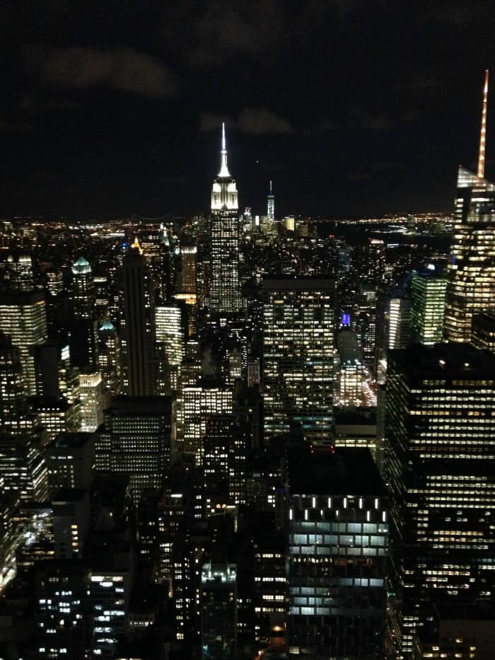 View of Empire State Building at Night