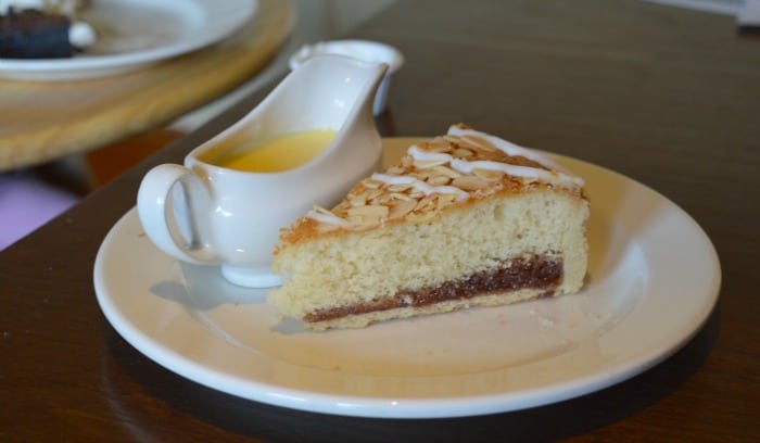 bakewell tart and custard