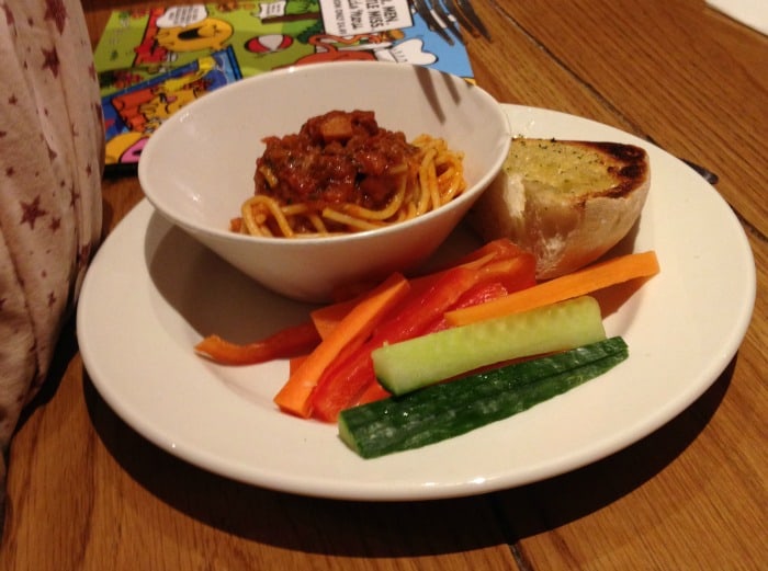 childs spaghetti bolognese