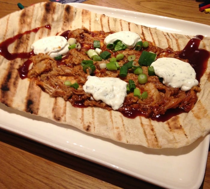 pulled pork flat bread starter