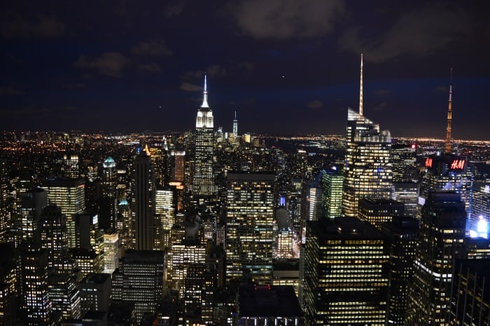 views from top of the rockerfeller centre