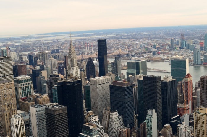 view from Empire state building