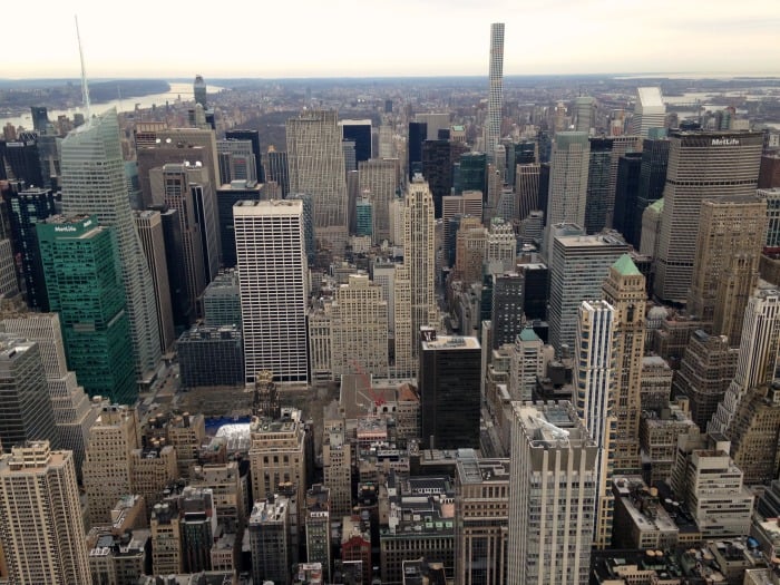 view from empire state building