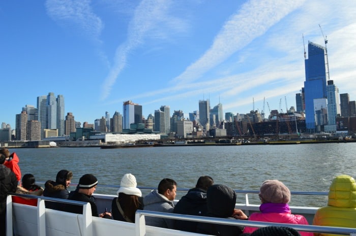 view of new york from boat