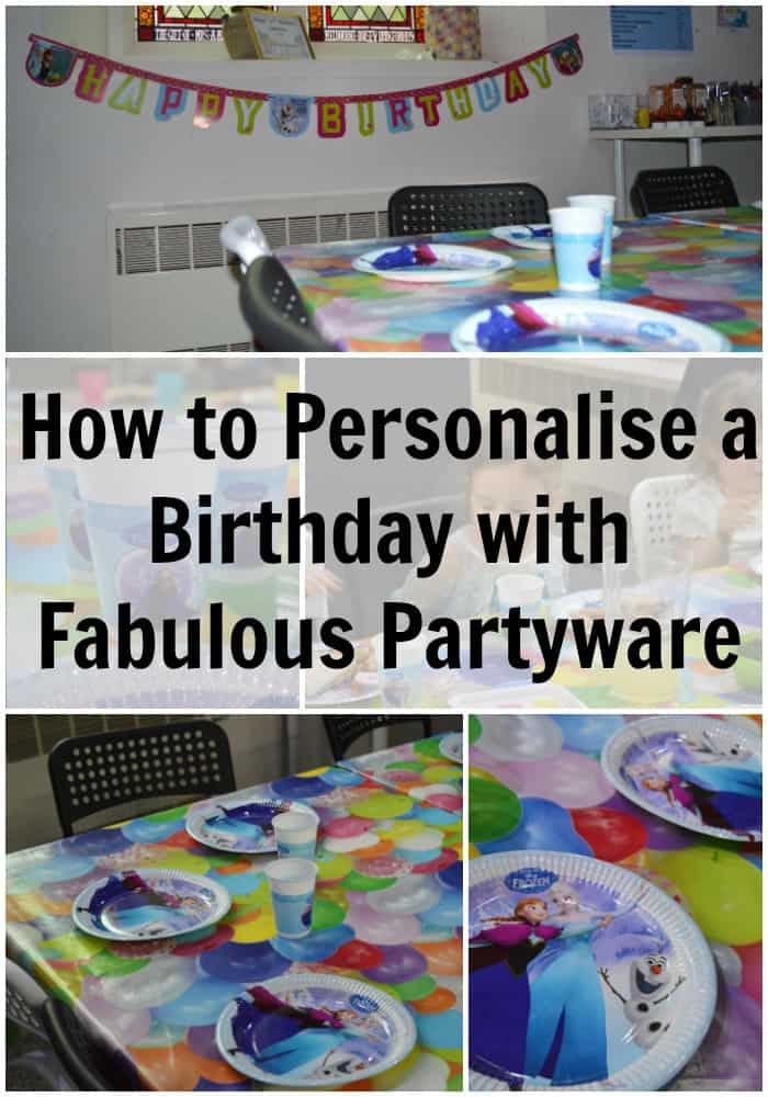 How to Personalise a Birthday with Fabulous Partyware
