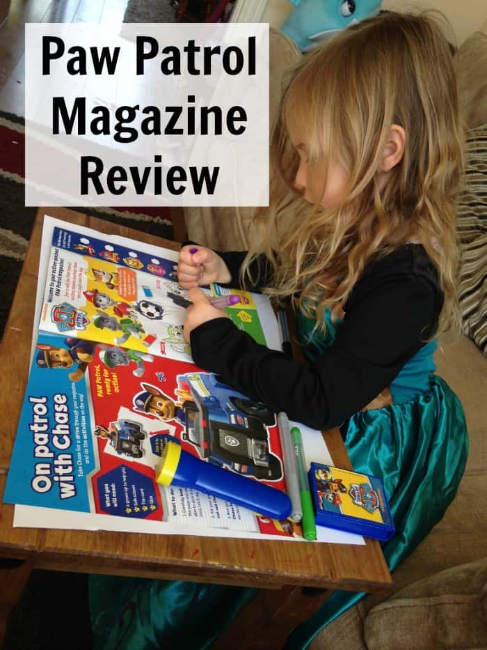 Paw Patrol Magazine Review