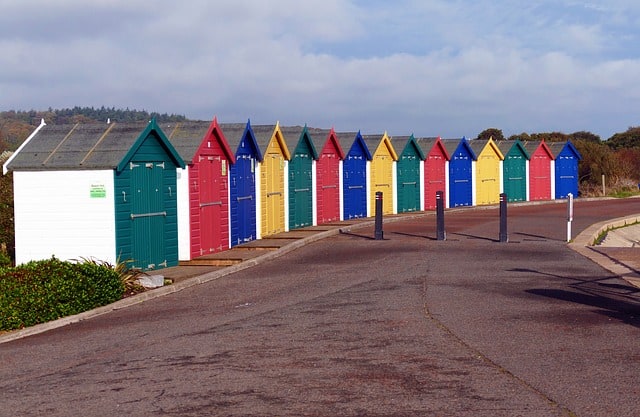 beach huts 