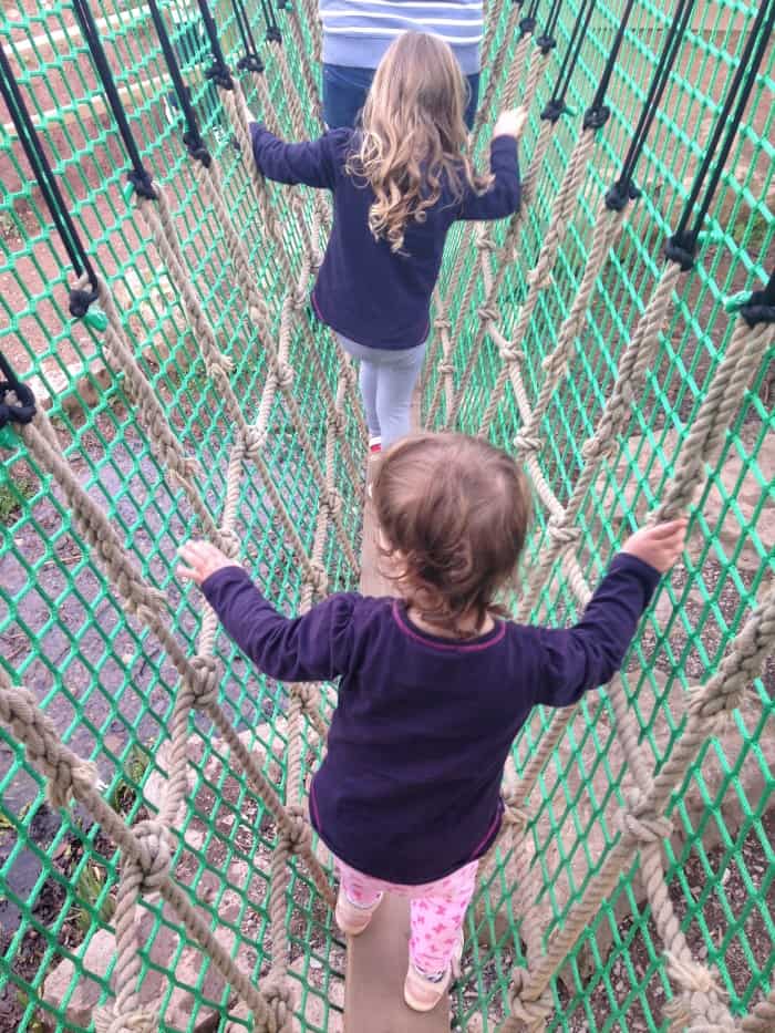 sisters on adventure playground bluestone
