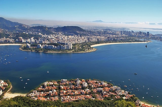 view from sugarloaf mountain rio 