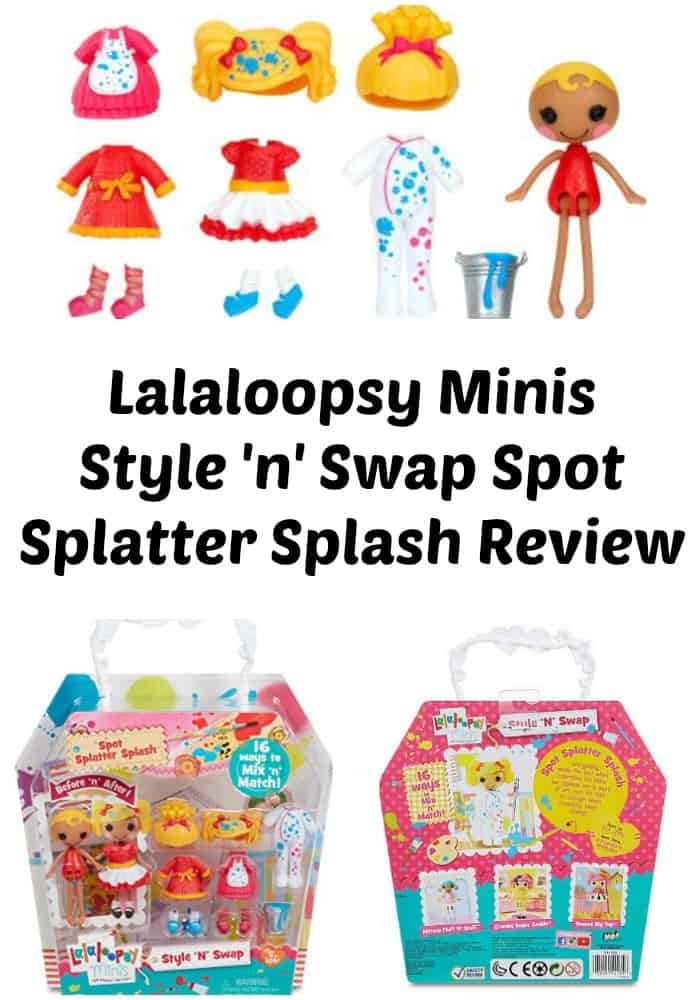 Lalaloopsy Minis Style 'n' Swap Spot Splatter Splash Review
