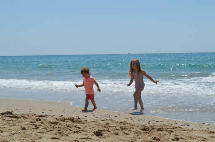 kids on beach