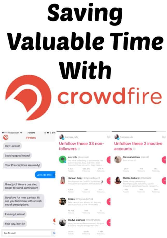 Saving valuable time with Crowdfire