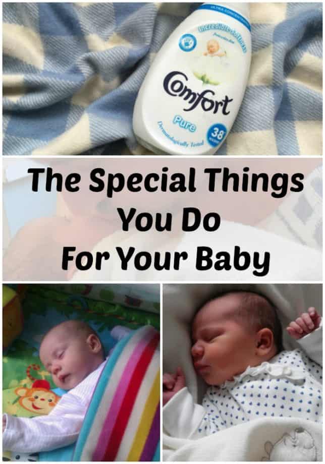 The Special Things You Do For Your Baby