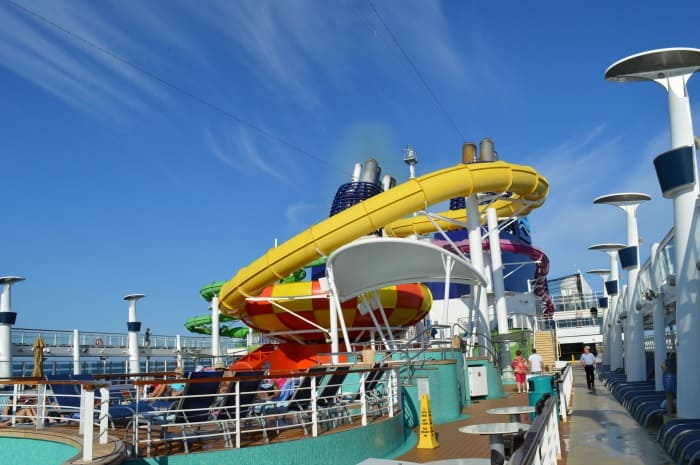 water park on board Norwegian Epic