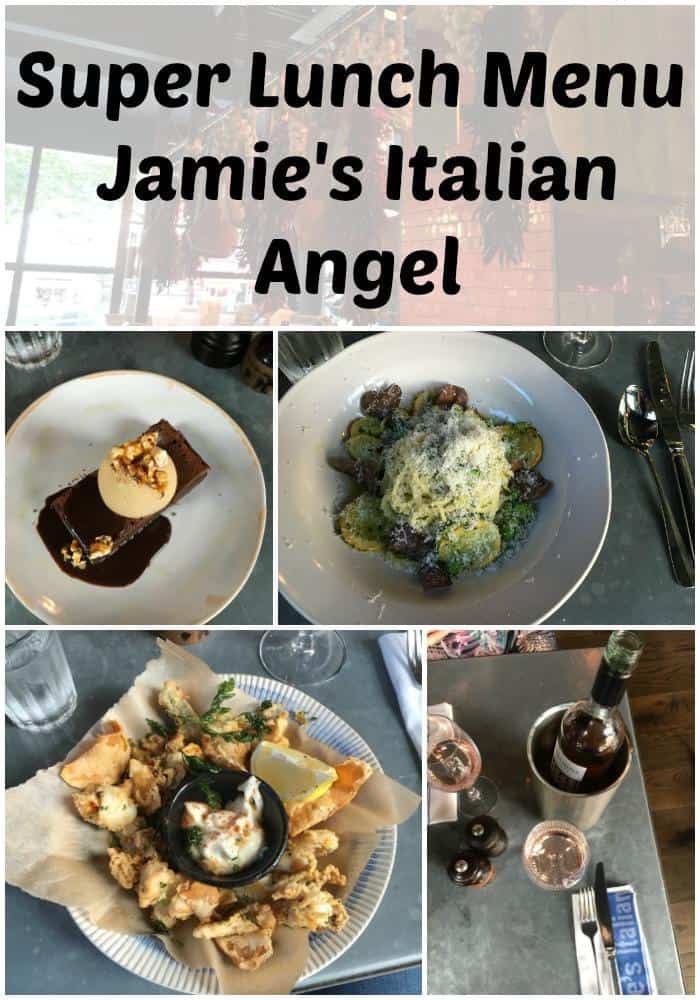 Super Lunch Menu Jamie's Italian Angel London Review