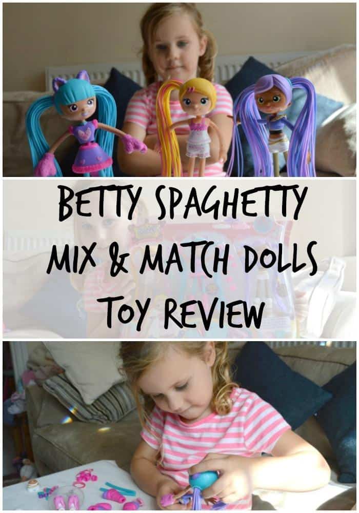 Betty Spaghetty Mix & Match Dolls Toy Review 2