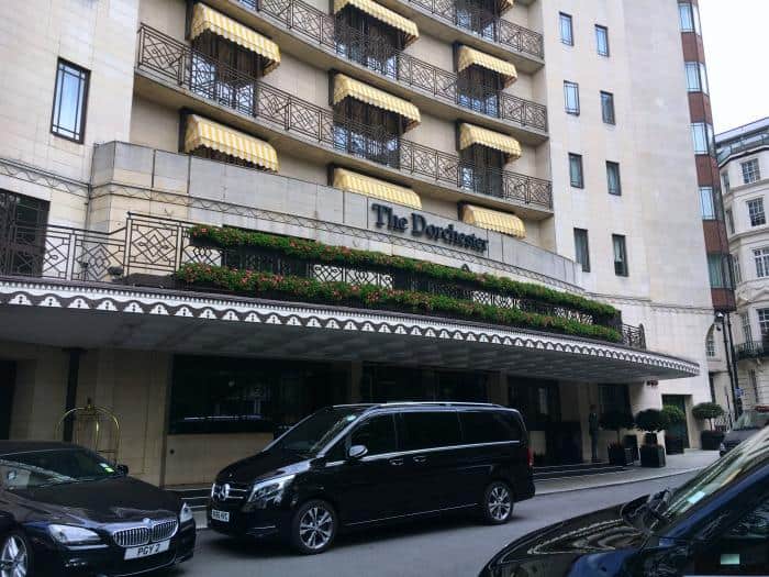 Dorchester Hotel Entrance