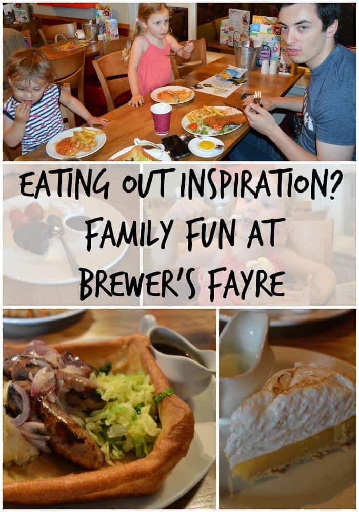 Eating Out Inspiration? Family Fun At Brewer's Fayre