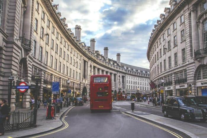 Spending 24hrs in London Regents Street London Regents Street London Credit Pixabay