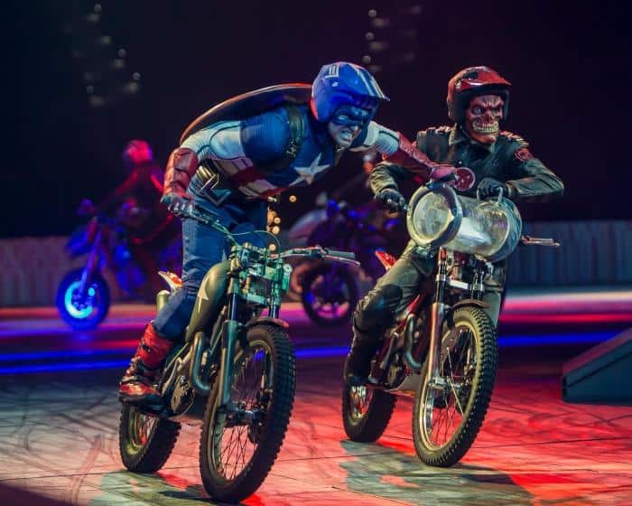 Marvel Universe Live Motorbike Stunts 