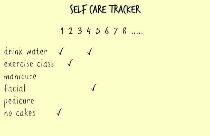 self care tracker