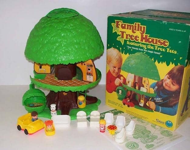 vintage treehouse toy