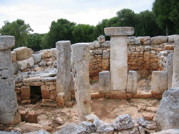 Stone ruins menorca