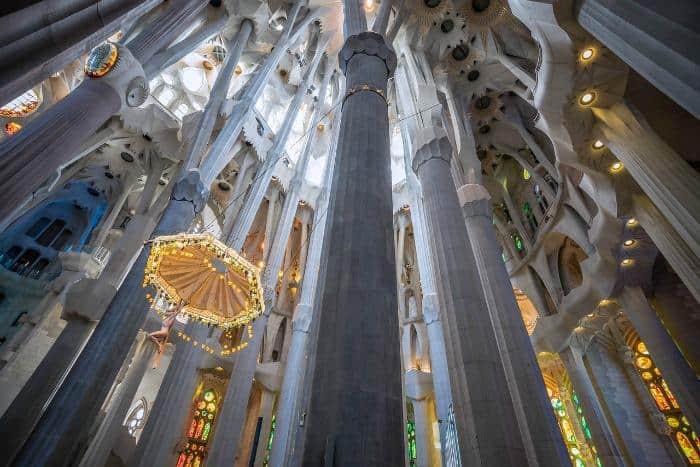 inside Sagrada Familia