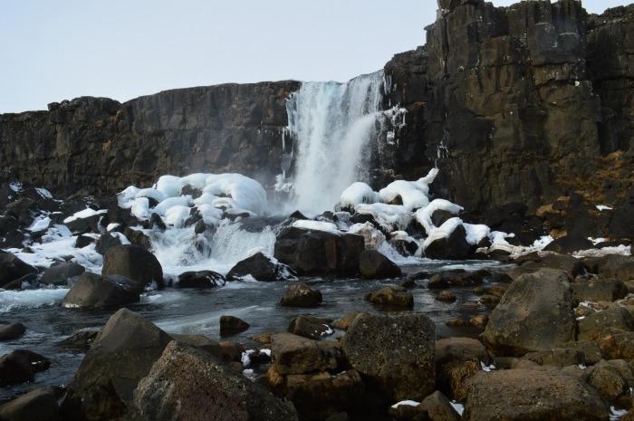 waterfall Pingvellir national park