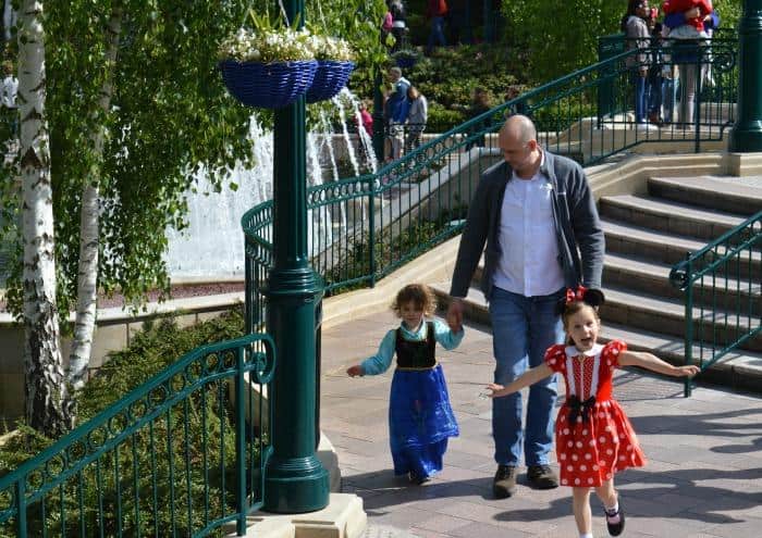family at Disneyland Paris