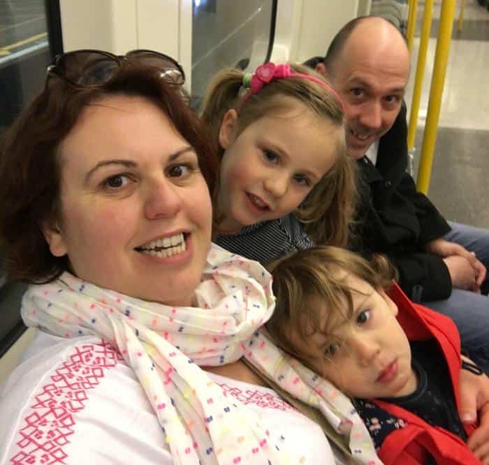 family on tube