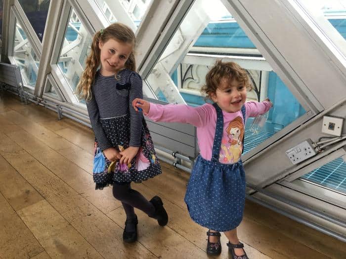 sisters at tower bridge