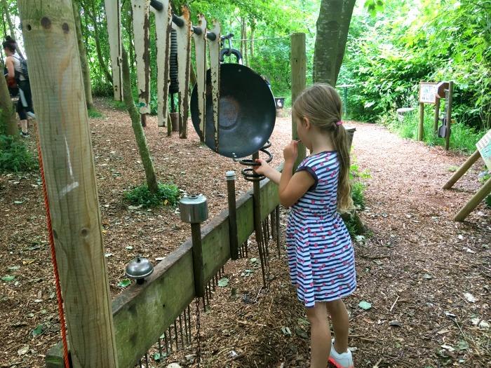 music instrument sensory garden