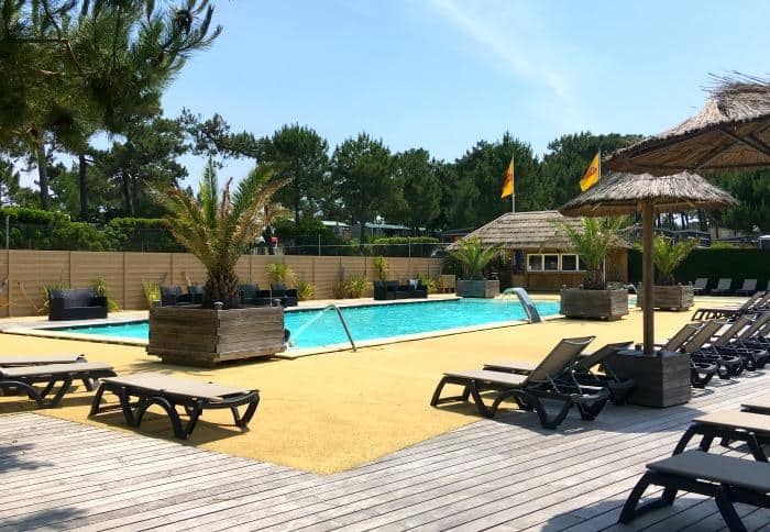 outdoor adult only pool at yelloh village les grands pins